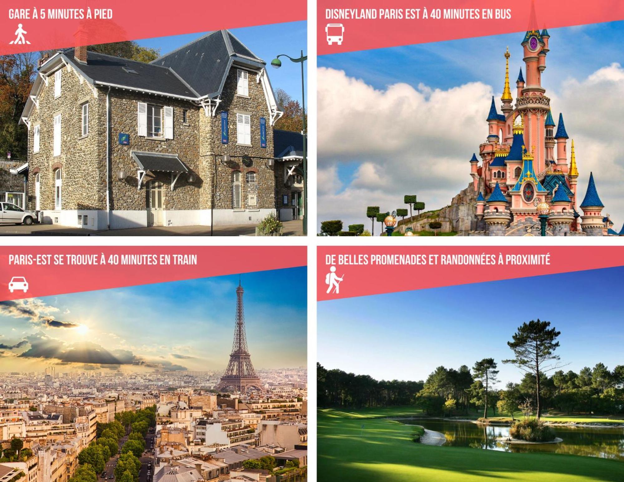 Le Cocon Douillet - 5" De La Gare - Wifi - Acces Direct Paris & Disneyland Jouarre المظهر الخارجي الصورة